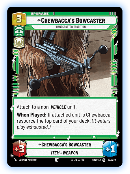 Chewbacca's Bowcaster, Homeworlds (Divulgação/Fantasy Flight Games)