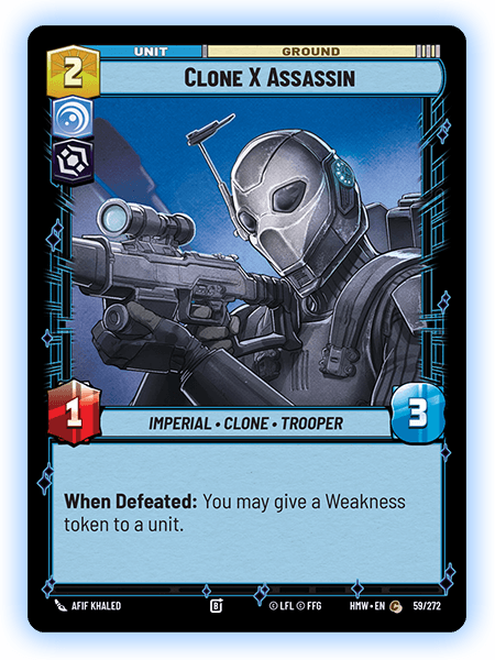 Clone X Assassin, Homeworlds (Divulgação/Fantasy Flight Games)