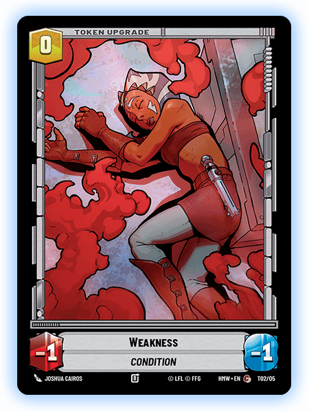 Ficha de Weakness, Homeworlds (Divulgação/Fantasy Flight Games)