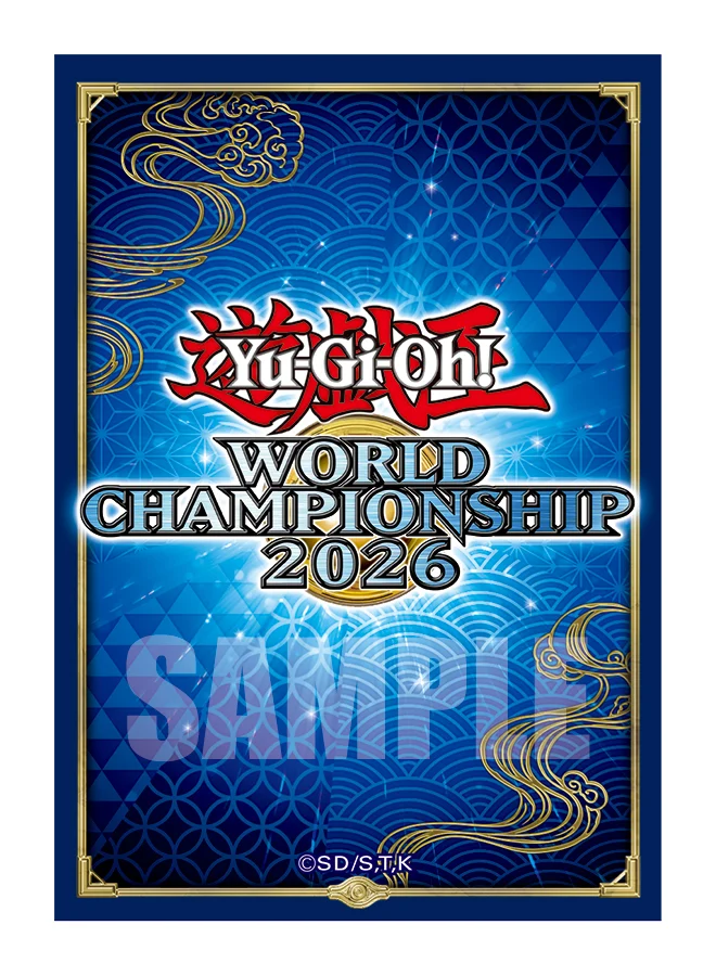 Duelist Card Protector WCS2026 Blue, acessório oficial do Limited Pack World Championship 2026 (Divulgação/Konami, via YGOrganization)