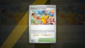 Fanfarra de Celebração, promo do Ace Trainer 2026 (Divulgação/The Pokémon Company)
