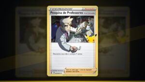 Pesquisa de Professores, a principal staple de GLC no Pokémon TCG (Divulgação/The Pokémon Company)