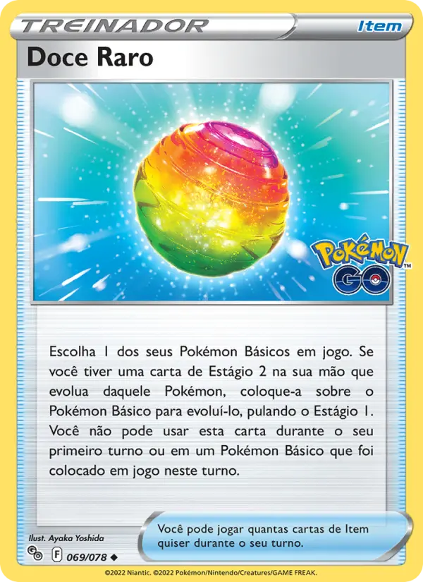 Doce Raro (Rare Candy), Pokémon GO (Divulgação/The Pokémon Company)