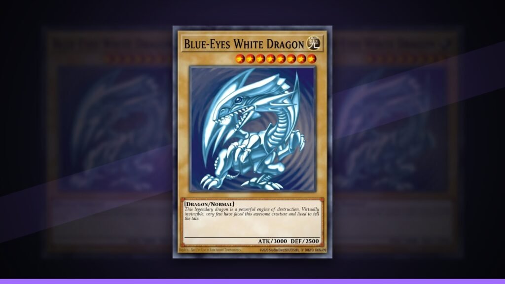Legend Anthology no Master Duel: Blue-Eyes White Dragon, carta de duelista lendário (Divulgação/Konami)