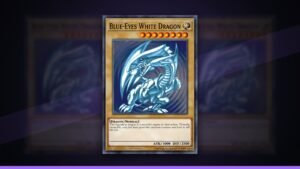 Legend Anthology no Master Duel: Blue-Eyes White Dragon, carta de duelista lendário (Divulgação/Konami)