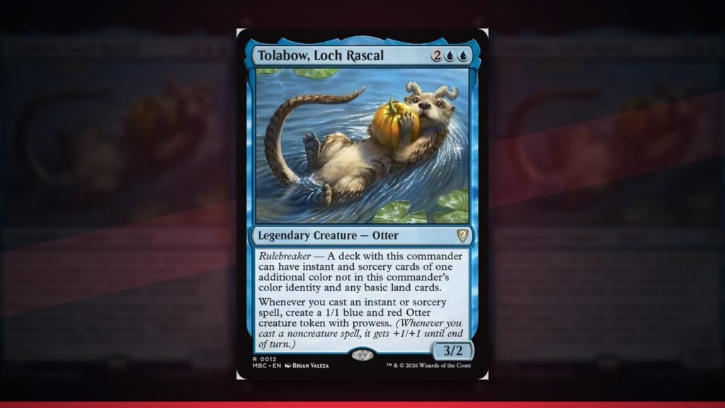 Tolabow, Loch Rascal, carta de Mystery Booster Commander Edition (Divulgação/Wizards of the Coast)