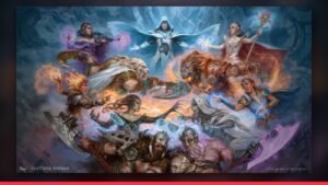 Reality Fracture, arte oficial do set de Magic por Ekaterina Burmak (Divulgação/Wizards of the Coast)