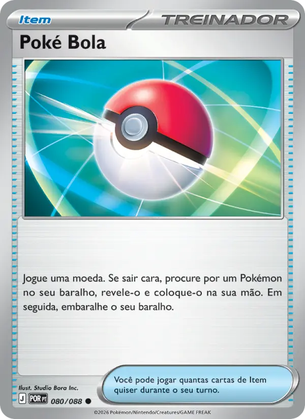 Poké Bola, POR (Divulgação/The Pokémon Company)