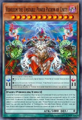 Vidolium the Unstable Power Patron of Unity